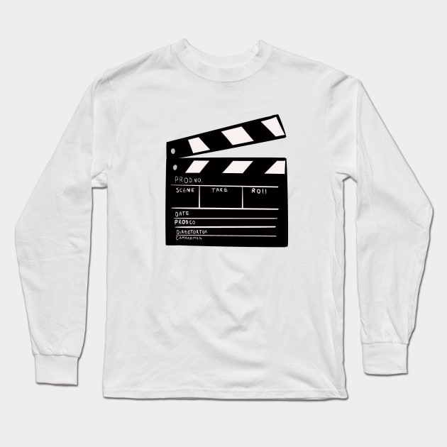 Claqueta de cine Long Sleeve T-Shirt by uchix